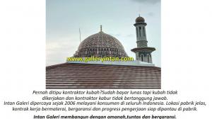 Kontraktor kubah masjid tembaga bandar lampung